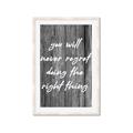 Picture of The Right Thing _GroupedProduct_Rectangle_Portrait_Framed_Matted_