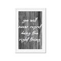 Picture of The Right Thing _GroupedProduct_Rectangle_Portrait_Framed_Matted_