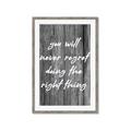 Picture of The Right Thing _GroupedProduct_Rectangle_Portrait_Framed_Matted_