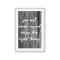 Picture of The Right Thing _GroupedProduct_Rectangle_Portrait_Framed_Matted_