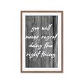 Picture of The Right Thing _GroupedProduct_Rectangle_Portrait_Framed_Matted_