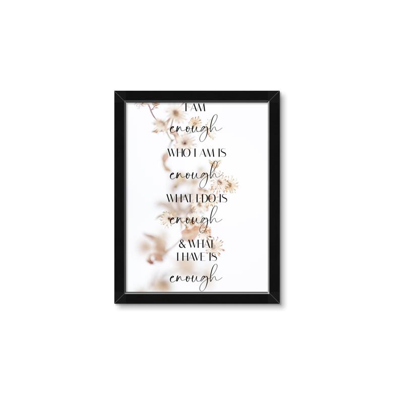 Picture of Enough _GroupedProduct_Rectangle_Portrait_Framed_Matted_