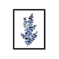 Picture of Blue Color Eucalyptus I  _GroupedProduct_Rectangle_Portrait_Framed_Matted_