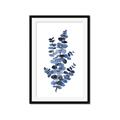 Picture of Blue Color Eucalyptus I  _GroupedProduct_Rectangle_Portrait_Framed_Matted_