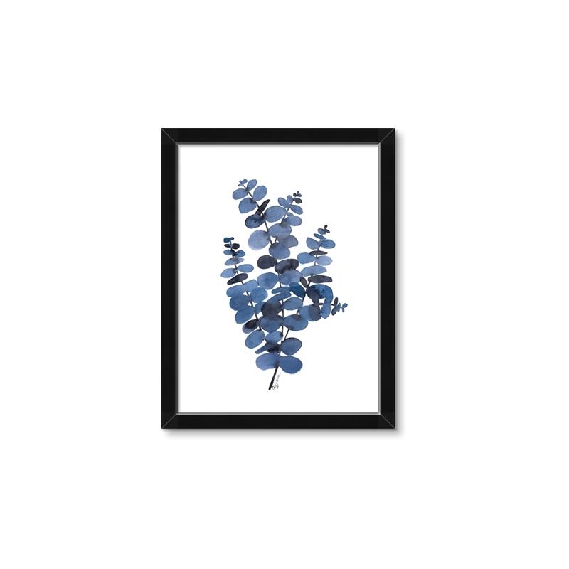 Picture of Blue Color Eucalyptus II  _GroupedProduct_Rectangle_Portrait_Framed_Matted_