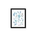 Picture of Blue Leaves IV _GroupedProduct_Rectangle_Portrait_Framed_Matted_