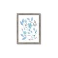 Picture of Blue Leaves IV _GroupedProduct_Rectangle_Portrait_Framed_Matted_