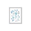 Picture of Blue Leaves IV _GroupedProduct_Rectangle_Portrait_Framed_Matted_