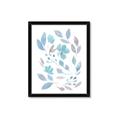 Picture of Blue Leaves IV _GroupedProduct_Rectangle_Portrait_Framed_Matted_