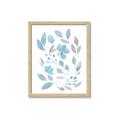 Picture of Blue Leaves IV _GroupedProduct_Rectangle_Portrait_Framed_Matted_