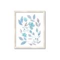 Picture of Blue Leaves IV _GroupedProduct_Rectangle_Portrait_Framed_Matted_