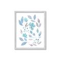 Picture of Blue Leaves IV _GroupedProduct_Rectangle_Portrait_Framed_Matted_