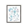 Picture of Blue Leaves IV _GroupedProduct_Rectangle_Portrait_Framed_Matted_