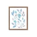 Picture of Blue Leaves IV _GroupedProduct_Rectangle_Portrait_Framed_Matted_