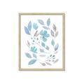 Picture of Blue Leaves IV _GroupedProduct_Rectangle_Portrait_Framed_Matted_