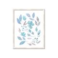 Picture of Blue Leaves IV _GroupedProduct_Rectangle_Portrait_Framed_Matted_