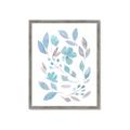 Picture of Blue Leaves IV _GroupedProduct_Rectangle_Portrait_Framed_Matted_