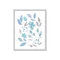 Picture of Blue Leaves IV _GroupedProduct_Rectangle_Portrait_Framed_Matted_