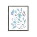Picture of Blue Leaves IV _GroupedProduct_Rectangle_Portrait_Framed_Matted_