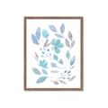 Picture of Blue Leaves IV _GroupedProduct_Rectangle_Portrait_Framed_Matted_