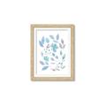 Picture of Blue Leaves IV _GroupedProduct_Rectangle_Portrait_Framed_Matted_