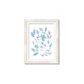 Picture of Blue Leaves IV _GroupedProduct_Rectangle_Portrait_Framed_Matted_