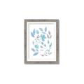 Picture of Blue Leaves IV _GroupedProduct_Rectangle_Portrait_Framed_Matted_
