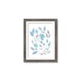 Picture of Blue Leaves IV _GroupedProduct_Rectangle_Portrait_Framed_Matted_
