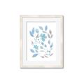 Picture of Blue Leaves IV _GroupedProduct_Rectangle_Portrait_Framed_Matted_