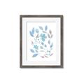 Picture of Blue Leaves IV _GroupedProduct_Rectangle_Portrait_Framed_Matted_