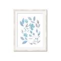 Picture of Blue Leaves IV _GroupedProduct_Rectangle_Portrait_Framed_Matted_