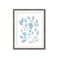 Picture of Blue Leaves IV _GroupedProduct_Rectangle_Portrait_Framed_Matted_