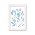 Picture of Blue Leaves IV _GroupedProduct_Rectangle_Portrait_Framed_Matted_