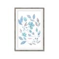 Picture of Blue Leaves IV _GroupedProduct_Rectangle_Portrait_Framed_Matted_