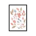 Picture of Red Leaves IV _GroupedProduct_Rectangle_Portrait_Framed_Matted_