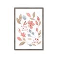 Picture of Red Leaves IV _GroupedProduct_Rectangle_Portrait_Framed_Matted_