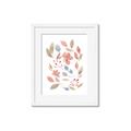 Picture of Red Leaves IV _GroupedProduct_Rectangle_Portrait_Framed_Matted_