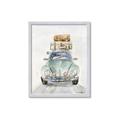 Picture of Traveling Car _GroupedProduct_Rectangle_Portrait_Framed_Matted_