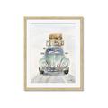Picture of Traveling Car _GroupedProduct_Rectangle_Portrait_Framed_Matted_
