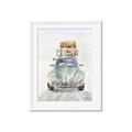 Picture of Traveling Car _GroupedProduct_Rectangle_Portrait_Framed_Matted_