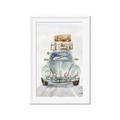 Picture of Traveling Car _GroupedProduct_Rectangle_Portrait_Framed_Matted_