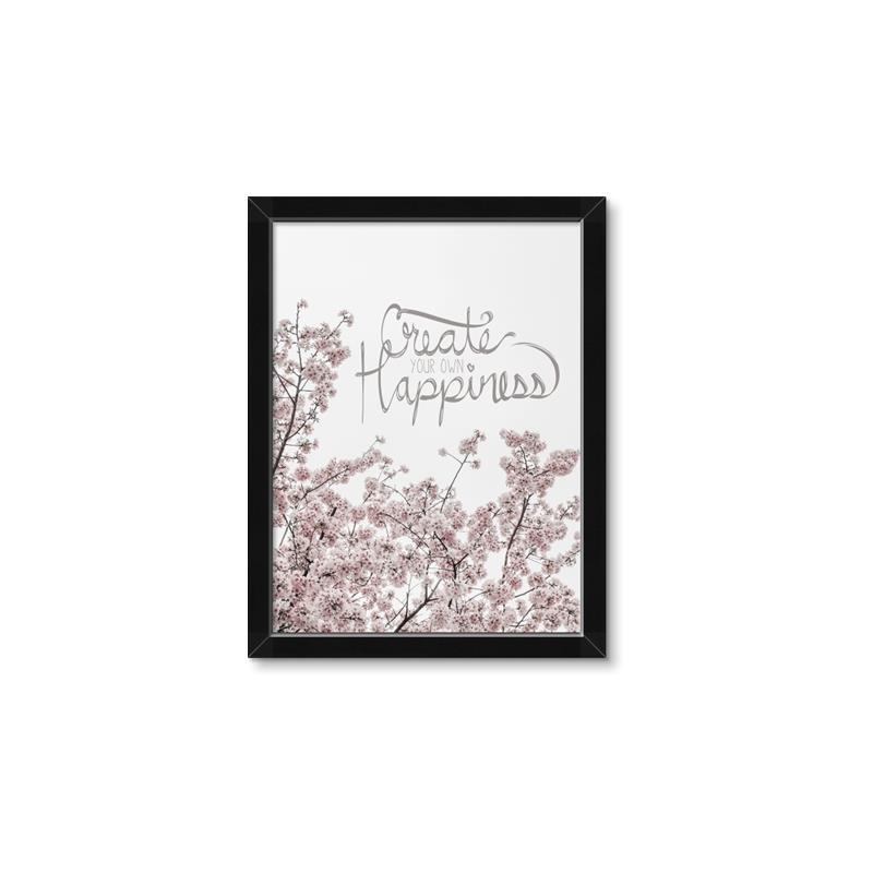 Picture of Create your own happiness _GroupedProduct_Rectangle_Portrait_Framed_Matted_