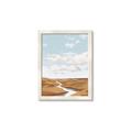Picture of Desert Landscape Creek  _GroupedProduct_Rectangle_Portrait_Framed_Matted_
