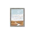 Picture of Desert Landscape Creek  _GroupedProduct_Rectangle_Portrait_Framed_Matted_