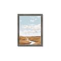 Picture of Desert Landscape Creek  _GroupedProduct_Rectangle_Portrait_Framed_Matted_