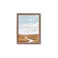Picture of Desert Landscape Creek  _GroupedProduct_Rectangle_Portrait_Framed_Matted_