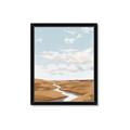 Picture of Desert Landscape Creek  _GroupedProduct_Rectangle_Portrait_Framed_Matted_