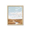 Picture of Desert Landscape Creek  _GroupedProduct_Rectangle_Portrait_Framed_Matted_