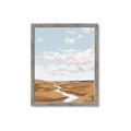 Picture of Desert Landscape Creek  _GroupedProduct_Rectangle_Portrait_Framed_Matted_