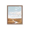 Picture of Desert Landscape Creek  _GroupedProduct_Rectangle_Portrait_Framed_Matted_